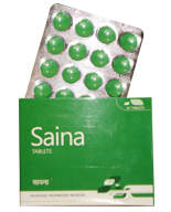 Saina Tablet 20 tab Ayurchem Products (Аюрчем Саина )