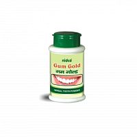 Gum Gold Herbal tooth powder 60g Nidco Нидко Гум Голд зубной порошок