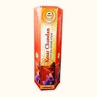 Kesar Chandan (Saffron Sandalwood) Natural Incense (250gm) Gomata