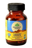 Turmeric formula 60 cap Organic india Органик Индия Турмерик формула (куркума)