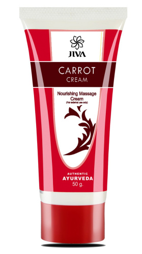 Carrot cream (nourishing massage cream) 50 gr Jiva Джива крем Морковь