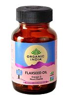 Flaxseed oil 60 cap Organic india Органик Индия Флекс сид (льняное масло)