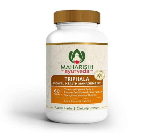 Triphala tablets 60 tab Maharishi Махариши Трифала