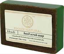 Khadi Basil Scrub soap