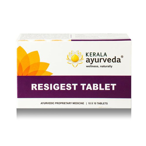 Resigest Tablet 100 Kerala Ayurveda Керала Аюрведа Ресигест