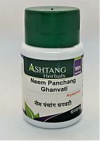 Neem Panchang Ghanvati 60 tab  Ashtang Herbals (Ним Пачанг гхан вати Аштанг Хербалс)