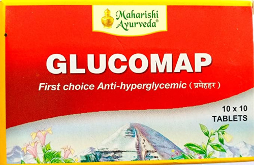 Glucomap 100 tab (500 mg) Maharishi Махариши Глюкомап